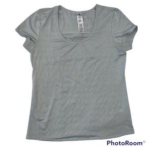 Active Life Scoop Neck Dry Fit Top w/Mesh Detail Sz M